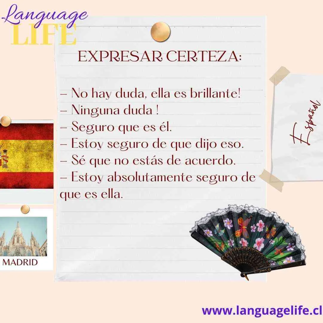 Expresar certeza